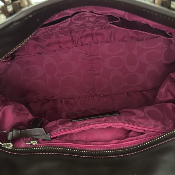 COACH Suede tote bag - Picture 3 of 5